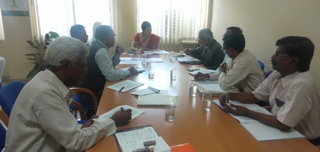 Meeting Sericulture commissioner